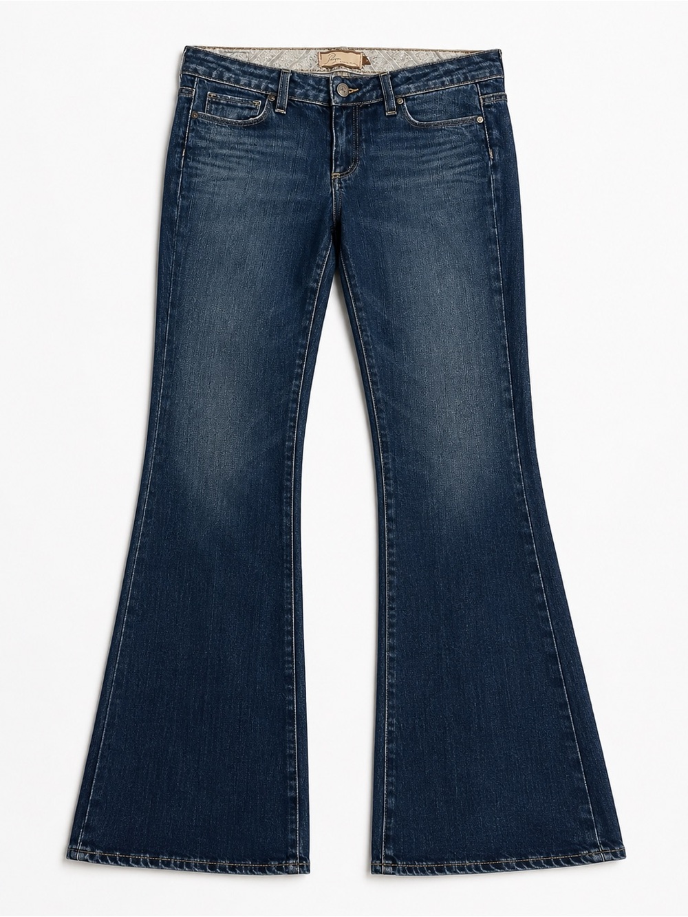Paige Premium Denim Bootcut Jeans Size 28 Dark Wash Mid Rise Stretch Westernwear